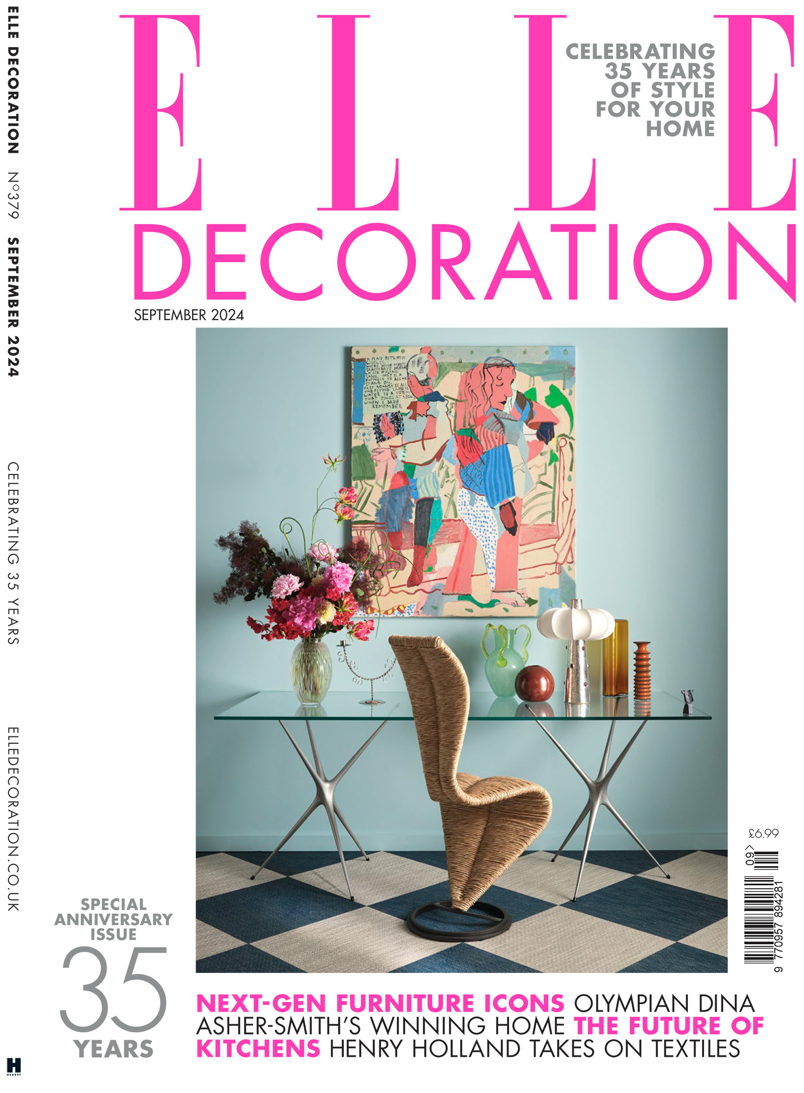 ELLE Decoration 35th anniversary issue (2024) photography Jake Curtis