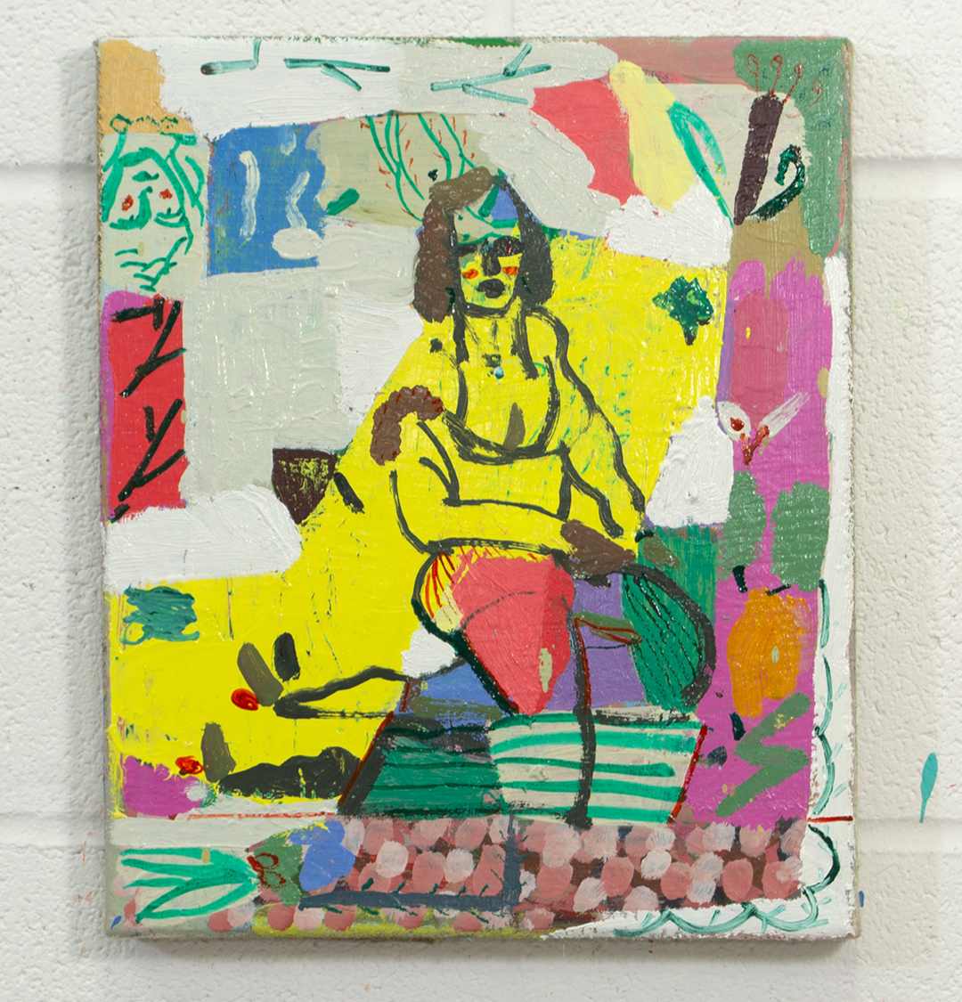 Figure on Yellow